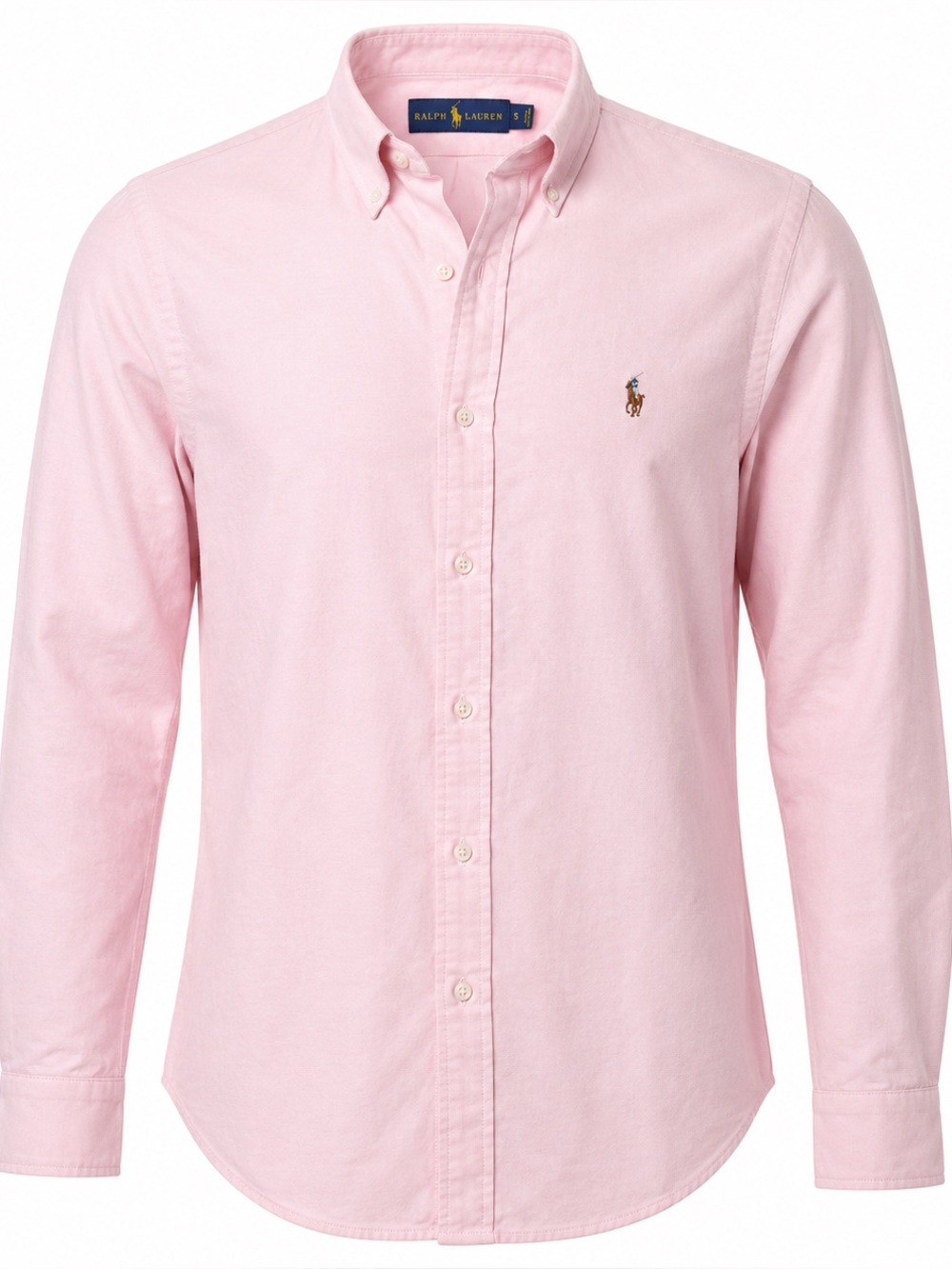 Polo Ralph Lauren Men’s Pink Oxford Button Down Shirt Multicolor Pony S